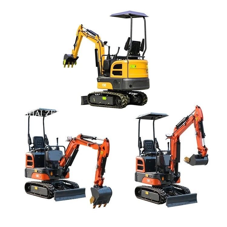 2Mini-excavatrice de 5 tonnes 8,6 kW, petite machine à creuser avec moteur à émission Euro V