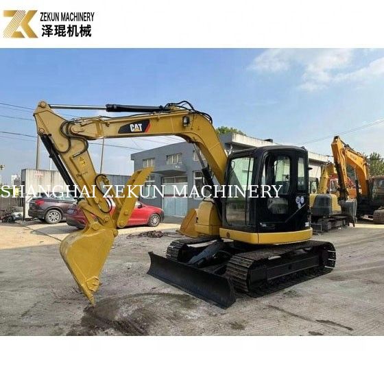 Utilisé 8 tonnes CAT 308 Excavateur à rampe 308D mini-bagger avec des performances excellentes
