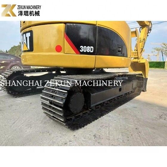 Utilisé 8 tonnes CAT 308 Excavateur à rampe 308D mini-bagger avec des performances excellentes