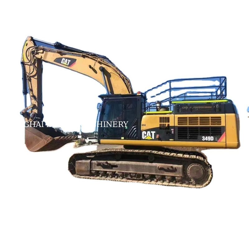 Excavateur CAT 349E d'occasion de 49 tonnes avec peinture originale à vendre