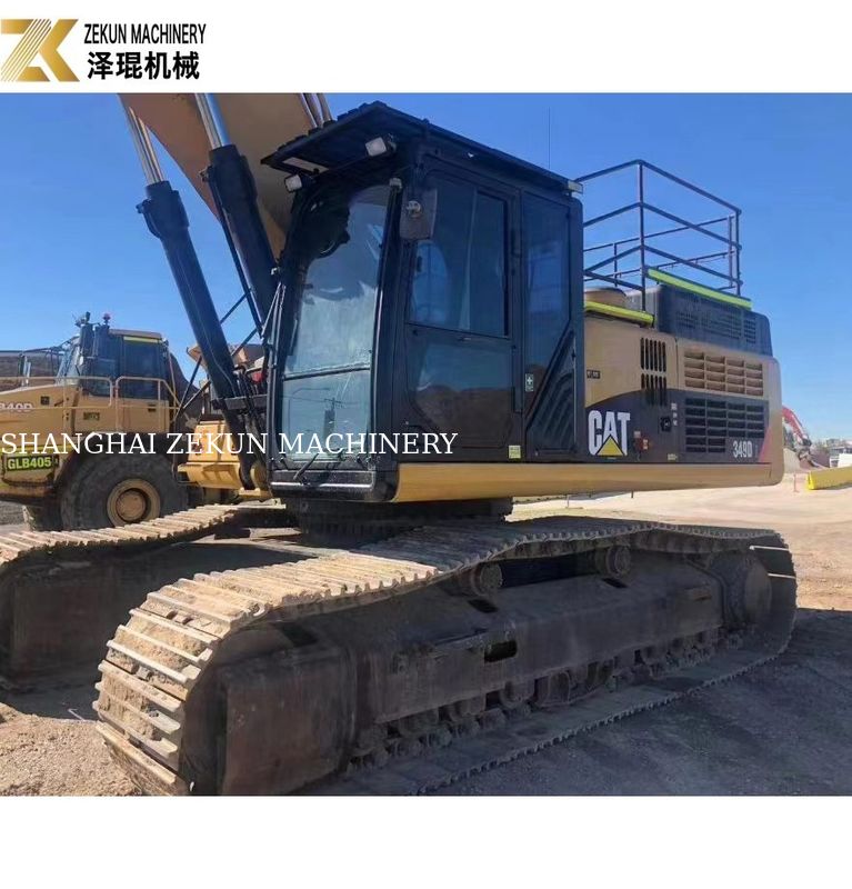 Excavateur CAT 349E d'occasion de 49 tonnes avec peinture originale à vendre