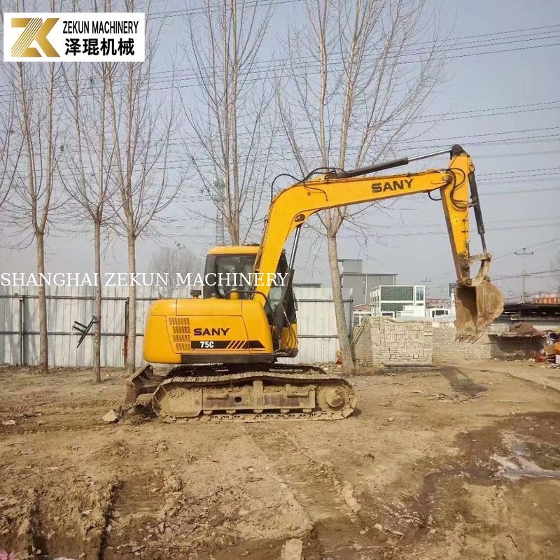 Peinture originale 7T Sany 75 Excavator SY75C-9 SY75C PRO Dépêcheuse d'occasion