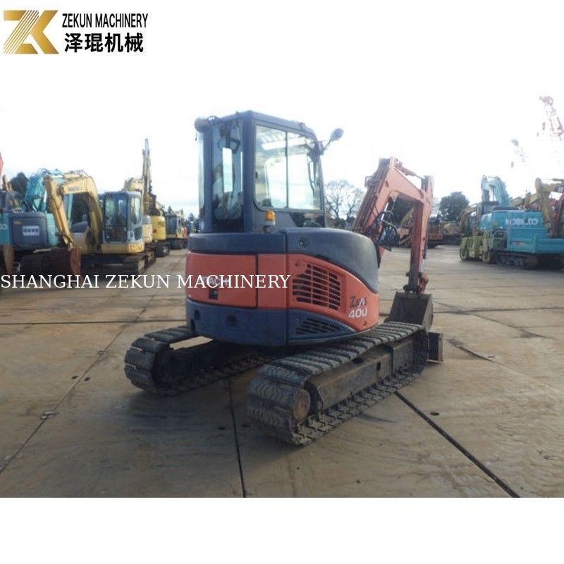 Excavatrice utilisée Hitachi zx40u 4 tonnes Poids de fonctionnement 2001-4000 heures de travail