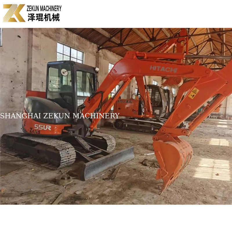 33.1Kw de puissance Hitachi ZX55 Excavator 5,5 tonnes Mini Bagger avec 2001-4000 heures de travail