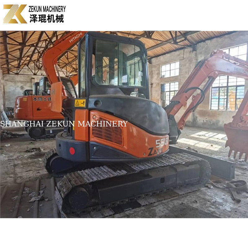 33.1Kw de puissance Hitachi ZX55 Excavator 5,5 tonnes Mini Bagger avec 2001-4000 heures de travail