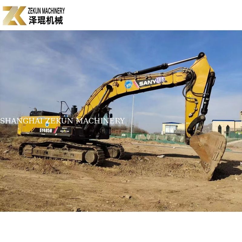 Grande construction utilisée Sany 485 Excavator SY485H 48 Tonnes avec moteur SANY 6WG1X