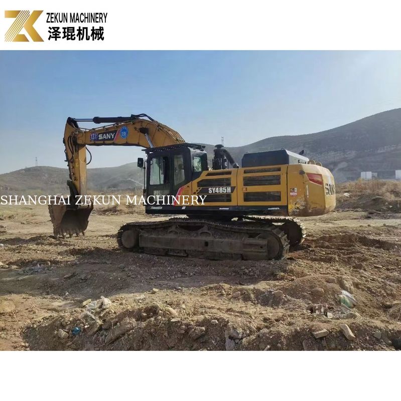 Grande construction utilisée Sany 485 Excavator SY485H 48 Tonnes avec moteur SANY 6WG1X