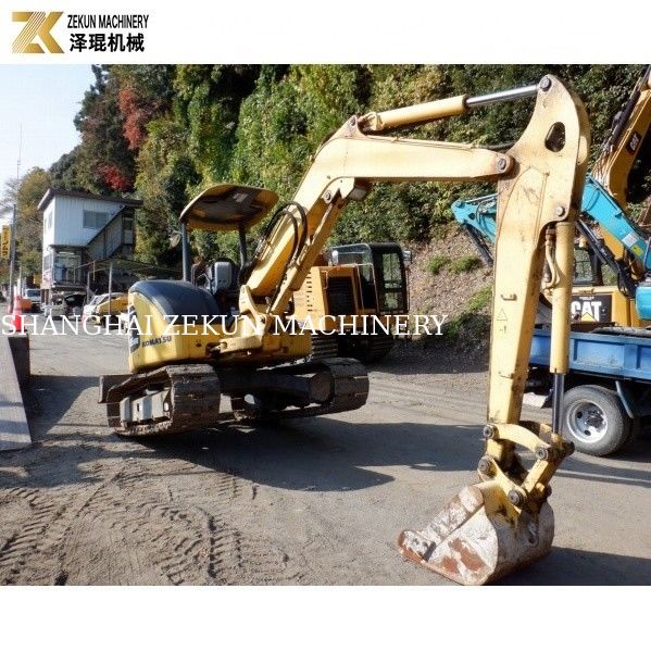 Excavateur japonais Komatsu PC55MR PC55MR-2 de 5,5 tonnes utilisé pour la construction et l'exploitation agricole