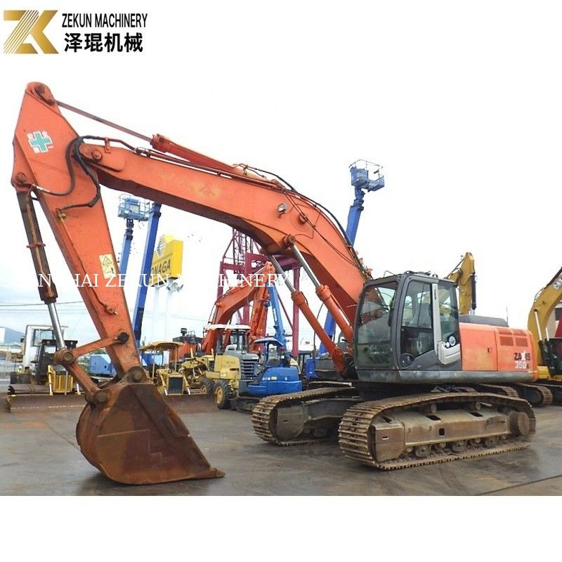 Équipement de construction utilisé Hitachi 350 Excavator ZX350K 35 Tonnes avec moteur AA-6HK1X