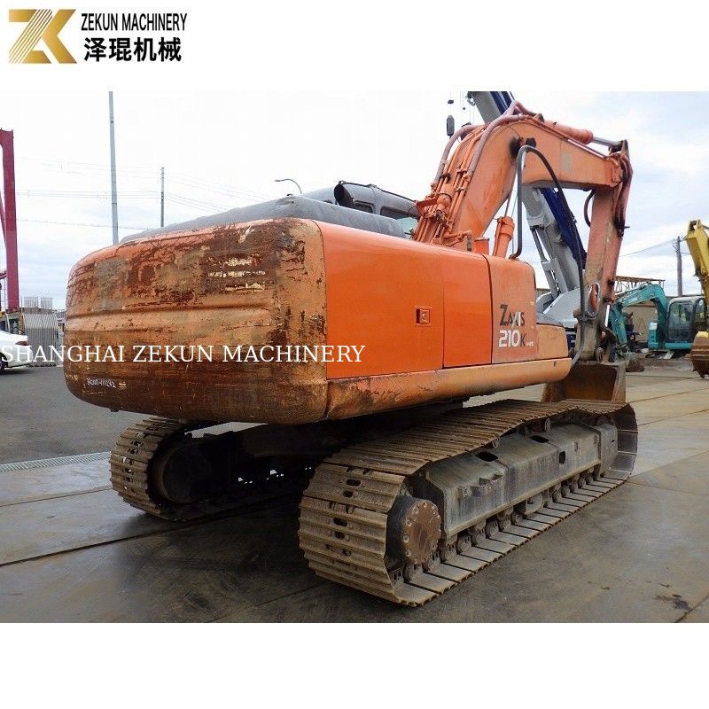 21 tonnes utilisées Hitachi Zaxis 210 Excavator ZX210 Crawler Excavator avec une capacité de seau de 1,0 m3