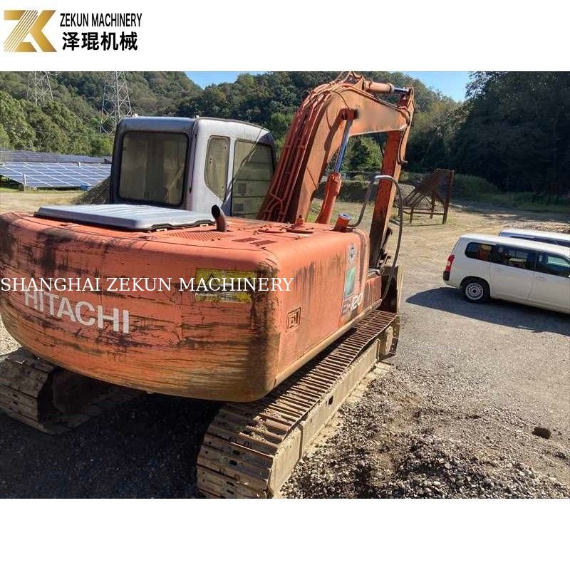 Couleur d'origine 12 tonnes d'excavatrice utilisée Hitachi EX 120 EX120-5 avec moteur ISUZU de 60,5 kW