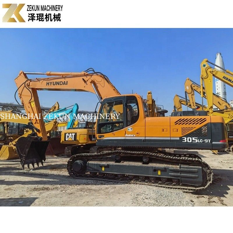 30 tonnes d'excavatrice utilisée Hyundai 305 305LC 305LC-9T en provenance de Corée