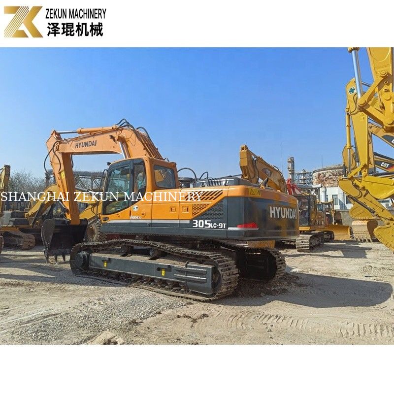30 tonnes d'excavatrice utilisée Hyundai 305 305LC 305LC-9T en provenance de Corée