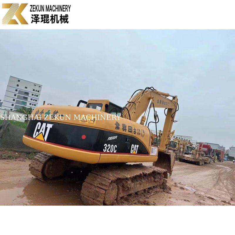 110KW Équipement lourd utilisé CAT320 Excavateur Caterpillar 320C Heures de travail 4001-6000