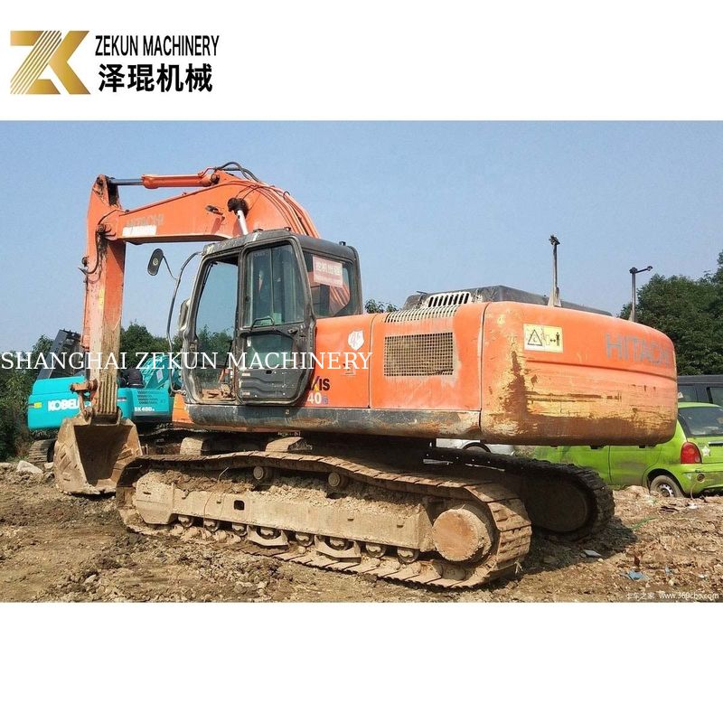 Champ de construction 24 tonnes d'excavatrice utilisée Hitachi 240 ZX240 ZX240-3G Année 2016