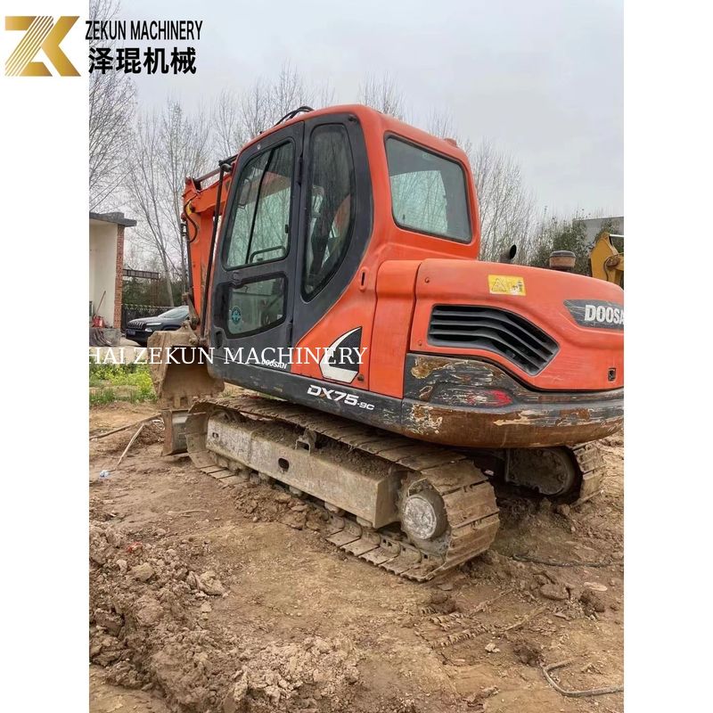 Excavateur Doosan 55 de 5 tonnes DH55 Excavateur Doosan d'occasion 0,175M3 Seau