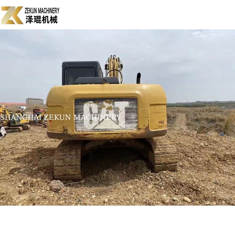 Excavatrice Cat 313 d'occasion de 13 tonnes Équipement de construction routière de 0,65 m3 de capacité de seau