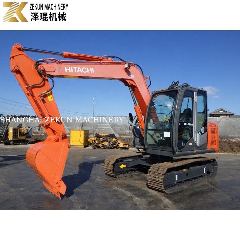 Petite mini excavatrice de 7 tonnes Hitachi Zaxis 70 Crawler ZX70 avec 2001-4000 heures de travail
