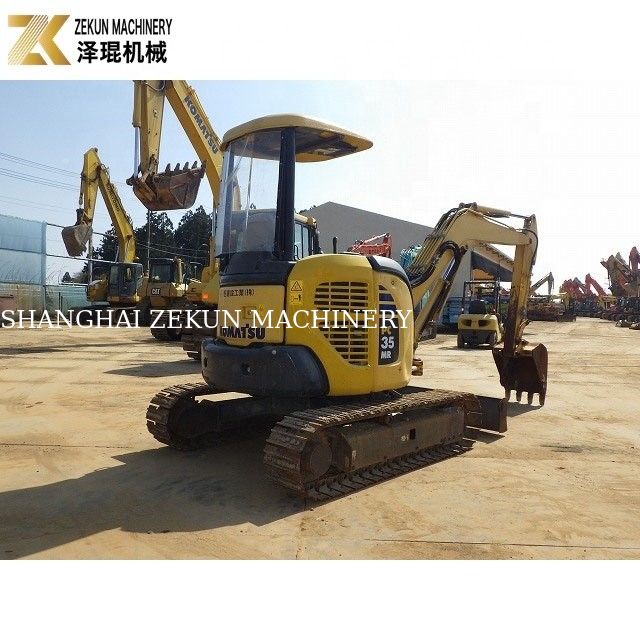Excavatrice miniature utilisée Komatsu PC35 3 tonnes Poids de fonctionnement 3700 kg Poids de la machine