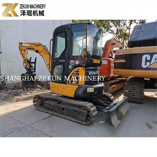 3.5 tonnes Mini utilisée KOMATSU PC35MR-5 Excavatrice de 2016 avec une machine à creuser hydraulique