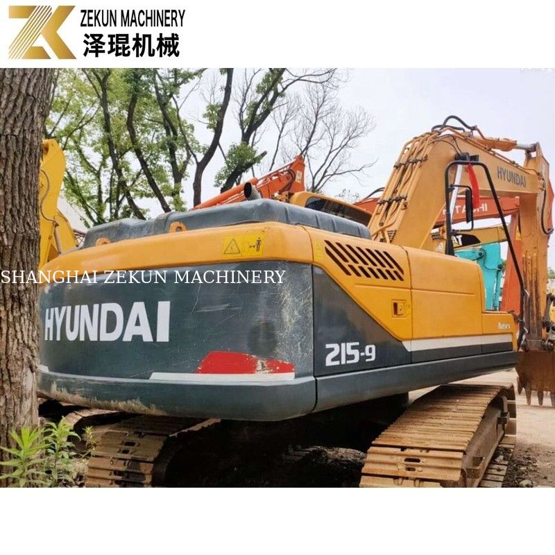 21 tonnes utilisées Hyundai 215 Excavator R215-9 Excavators d'occasion avec pompe d'origine