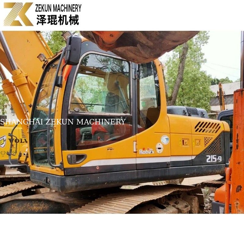 21 tonnes utilisées Hyundai 215 Excavator R215-9 Excavators d'occasion avec pompe d'origine