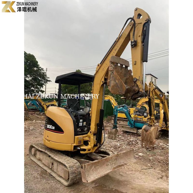 0.03M3 Capacité de seau CAT303 CCR 303E Mini-excavatrice d'occasion pour vos besoins