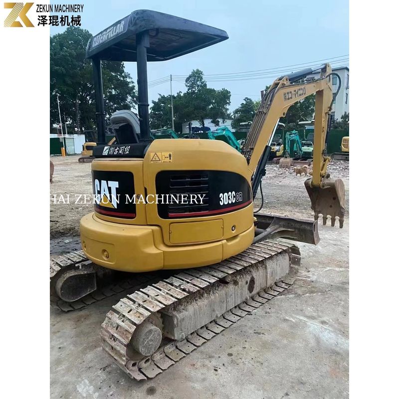 0.03M3 Capacité de seau CAT303 CCR 303E Mini-excavatrice d'occasion pour vos besoins