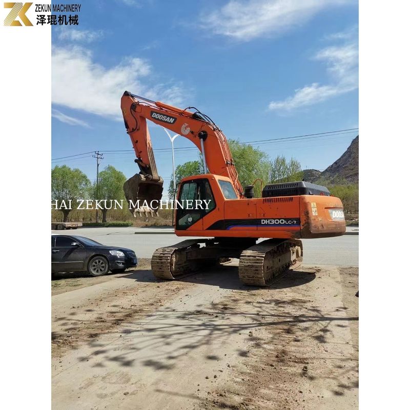 DH300-7 Excavateur Doosan d'occasion cylindre hydraulique de 30 tonnes pour l'exploitation minière