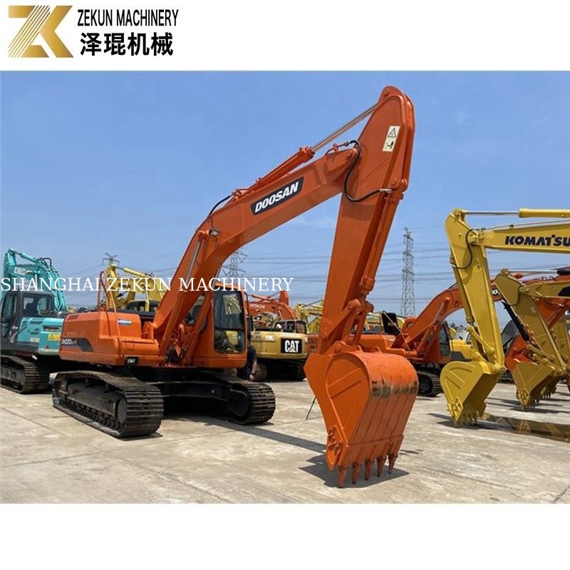 Excavateur de terre d'occasion de 22 tonnes Doosan 220 Excavateur DH220LC-7 Moteur 21400 K