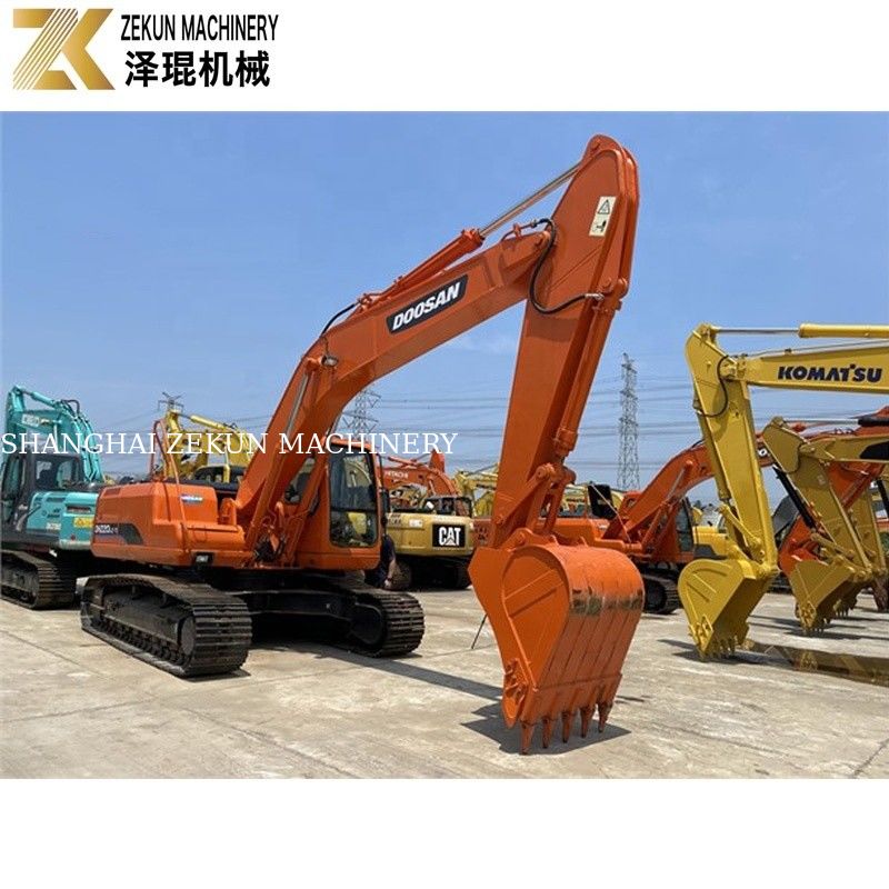Excavateur de terre d'occasion de 22 tonnes Doosan 220 Excavateur DH220LC-7 Moteur 21400 K