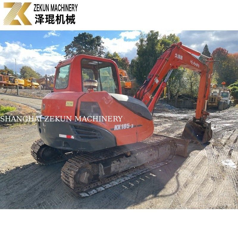 KX185 KX185-3 8 tonnes mini-excavatrice Kubota 185 machine d'excavation utilisée