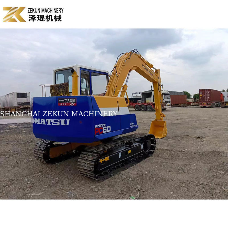 Excavatrice japonaise Komatsu PC60-6 à faible poids de 6 tonnes et en bon état