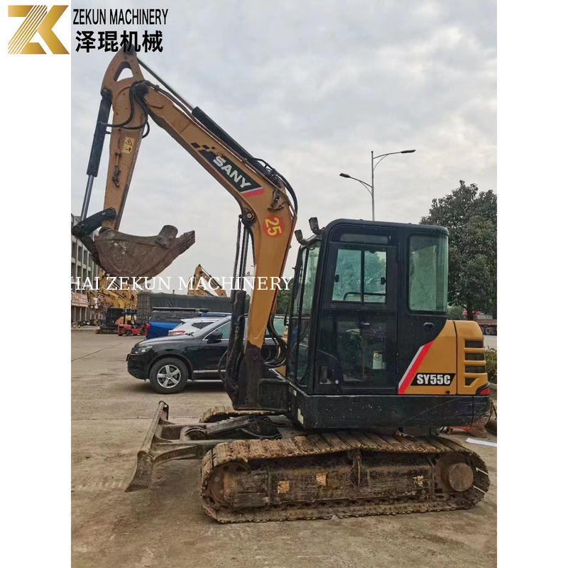 2021 SANY SY 55C Excavateur de 5,5 tonnes avec un temps de travail réduit