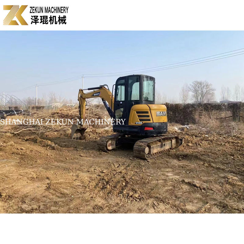 SANY SY55U 5.5T Mini-excavatrice d'occasion avec autre pompe hydraulique en bon état