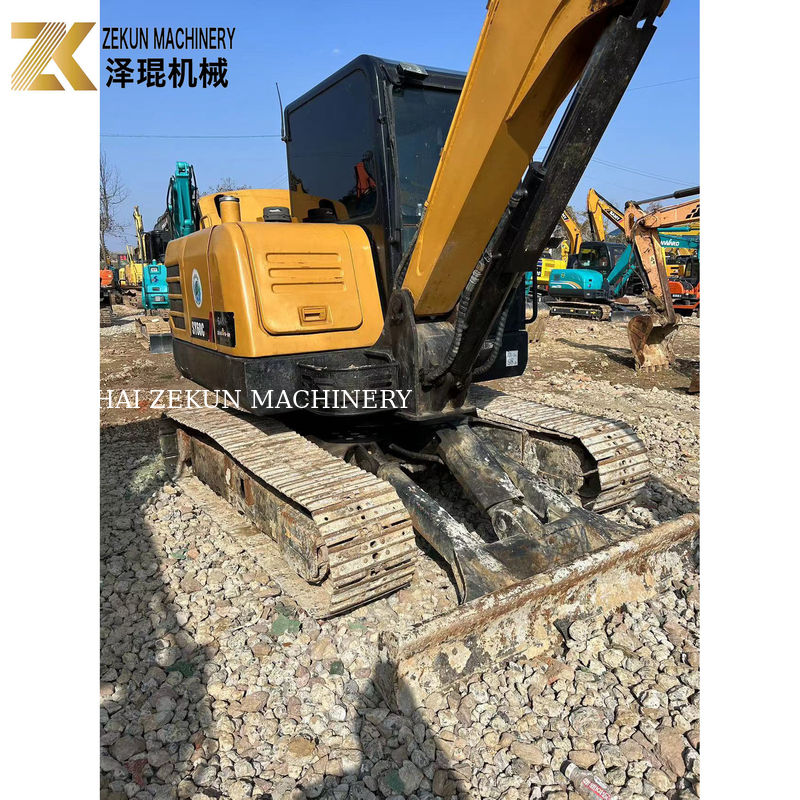 SANY SY60C Pro 6 Tonnes Excavateur à rouleaux d'occasion 36KW Puissance Excavateurs d'occasion
