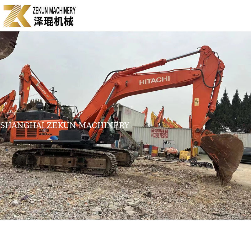 Excavateur d'origine 49T Hitachi ZX 490 LCA-5A utilisé avec autre système hydraulique