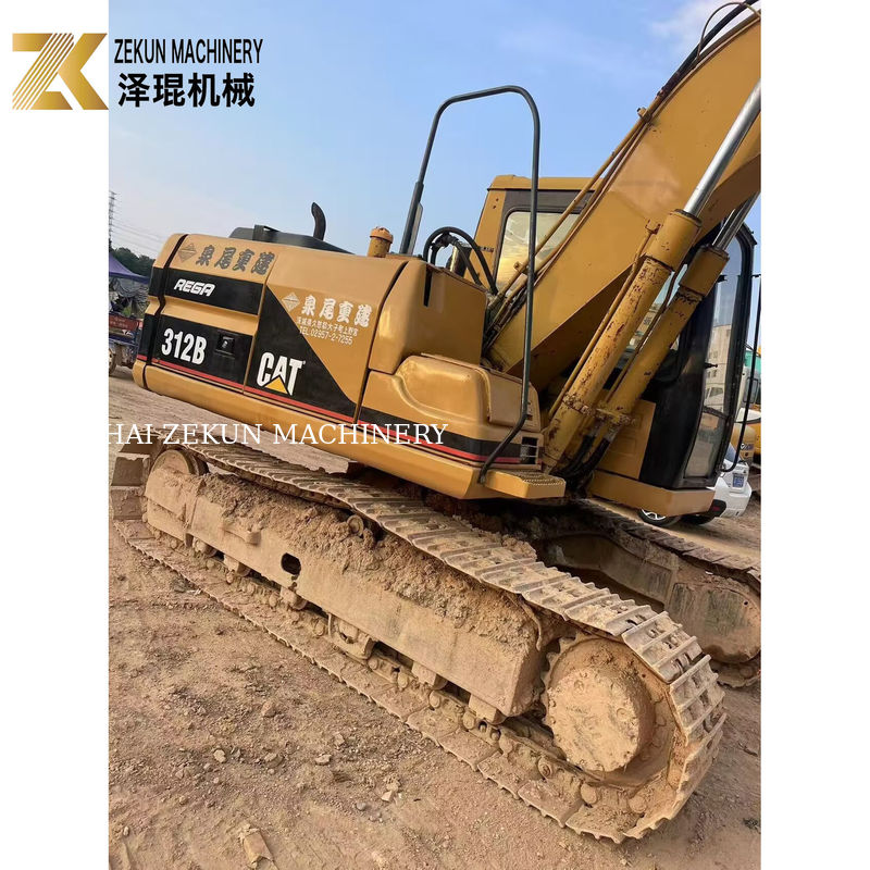 Année 2000 Cat 312B Excavateur à rouleaux d'occasion 12Ton 63KW Excavateur d'occasion