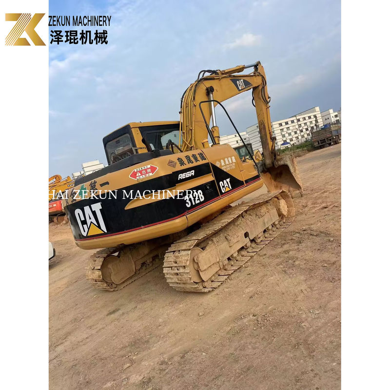 Année 2000 Cat 312B Excavateur à rouleaux d'occasion 12Ton 63KW Excavateur d'occasion