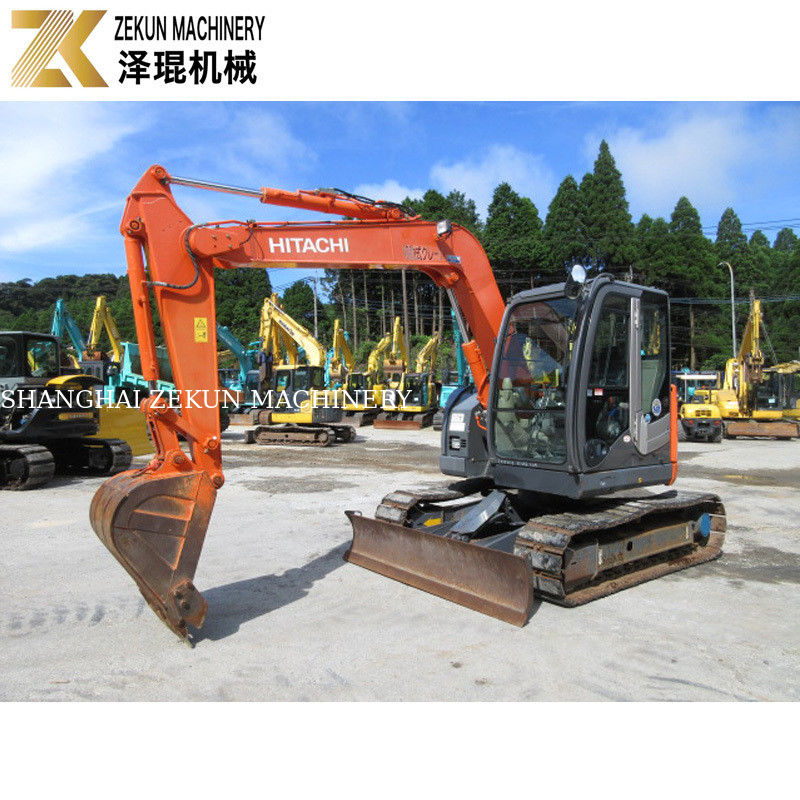 Mini-excavatrice japonaise utilisée Hitachi ZX 60 65 70 75 avec 2001-4000 heures de travail