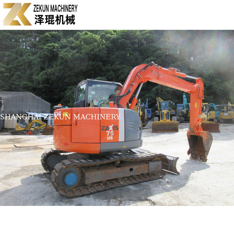 Mini-excavatrice japonaise utilisée Hitachi ZX 60 65 70 75 avec 2001-4000 heures de travail