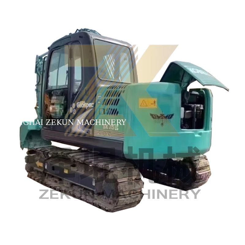 Utilisé Kobelco SK75 Kobelco Excavator Digger avec une capacité de 0.38 seau et abordable