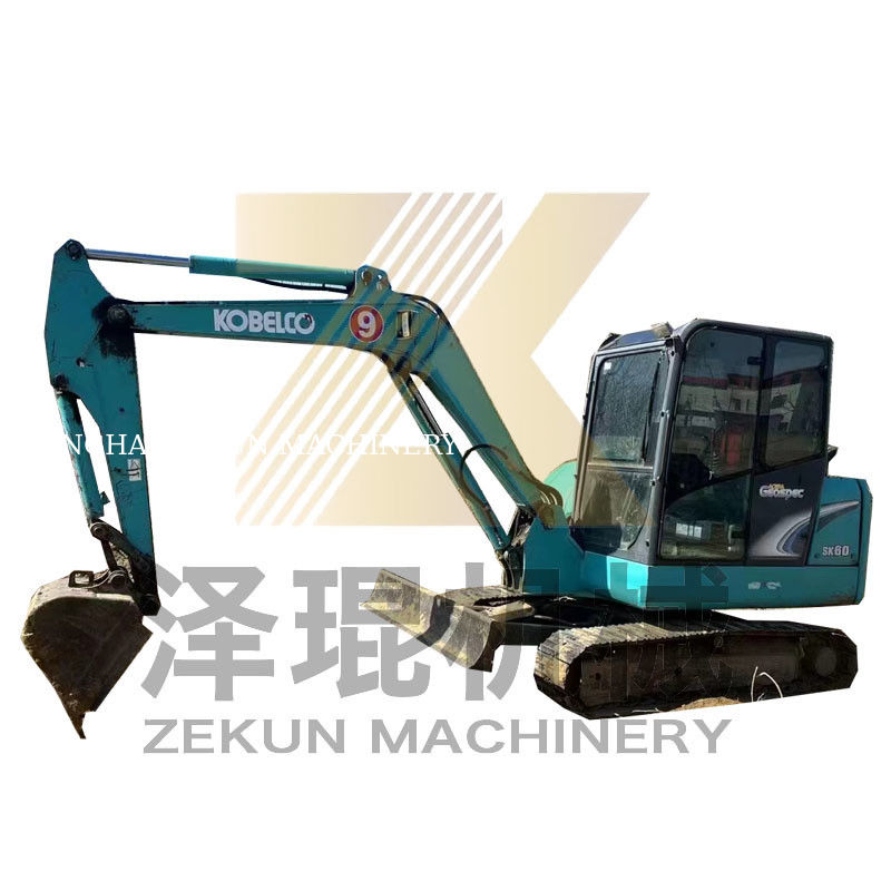 6 tonnes utilisées Kobelco SK60-3/5/8/10 mini-pelée avec moteur Yanmar en bon état