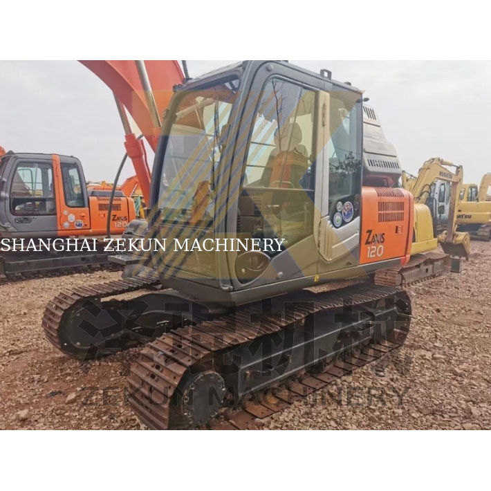 Excavatrice utilisée Hitachi ZX120-3 avec pompe hydraulique d'origine et 93 kW