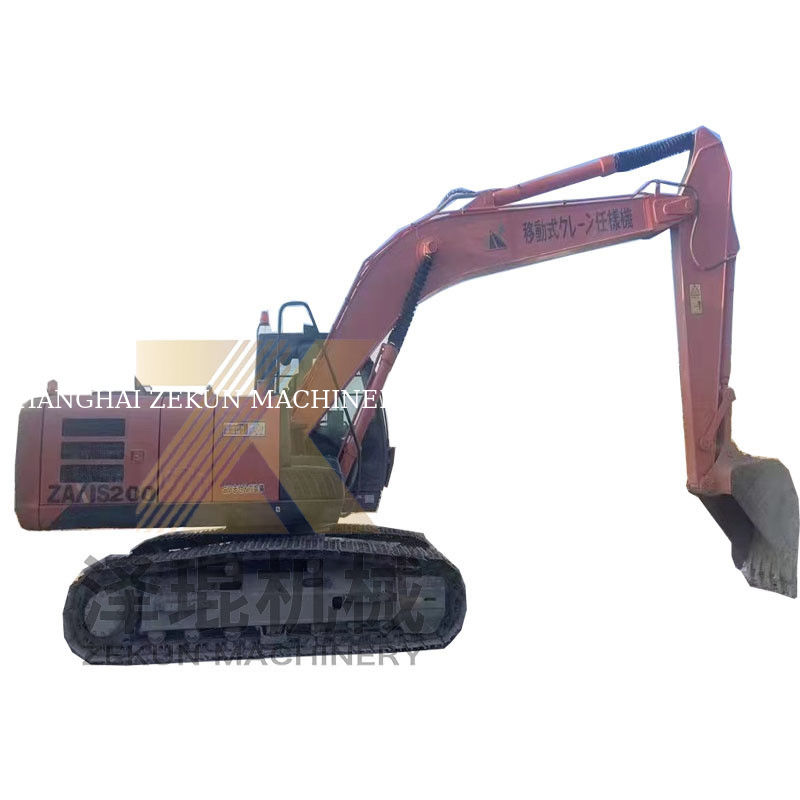 Hitachi ZX200-5G Excavator d'occasion du Japon avec 20 tonnes de poids de fonctionnement et cylindre