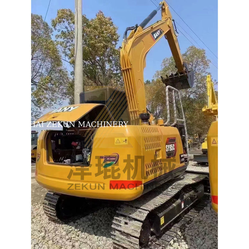 Autres excavatrices à cylindre hydraulique utilisées Sany SY95C Pro avec capacité de seau de 0,39 m3