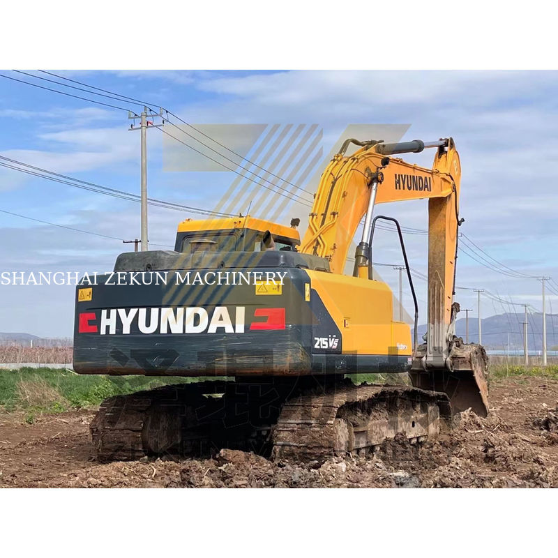 21000 kg Poids de la machine moteur Cummins utilisé Hyundai 215-9T 215-9S Excavator à Shanghai