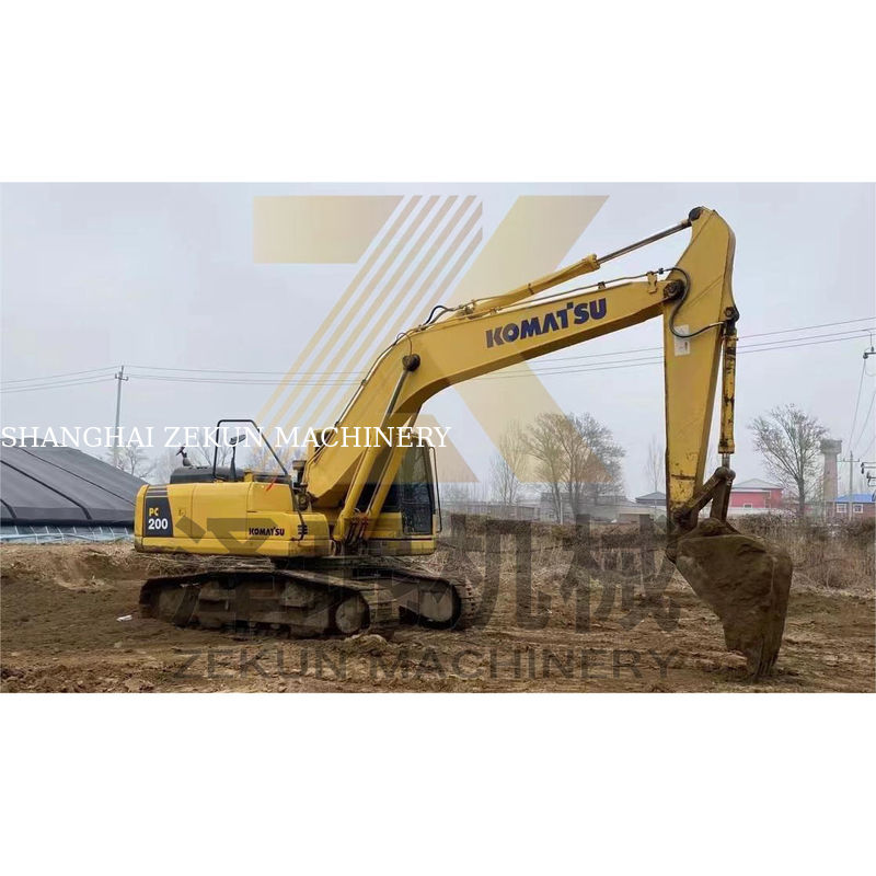 PC200-7 de seconde main Komatsu PC200-7 Creuseur à rouleaux à Shanghai PC-200-8M0 2019