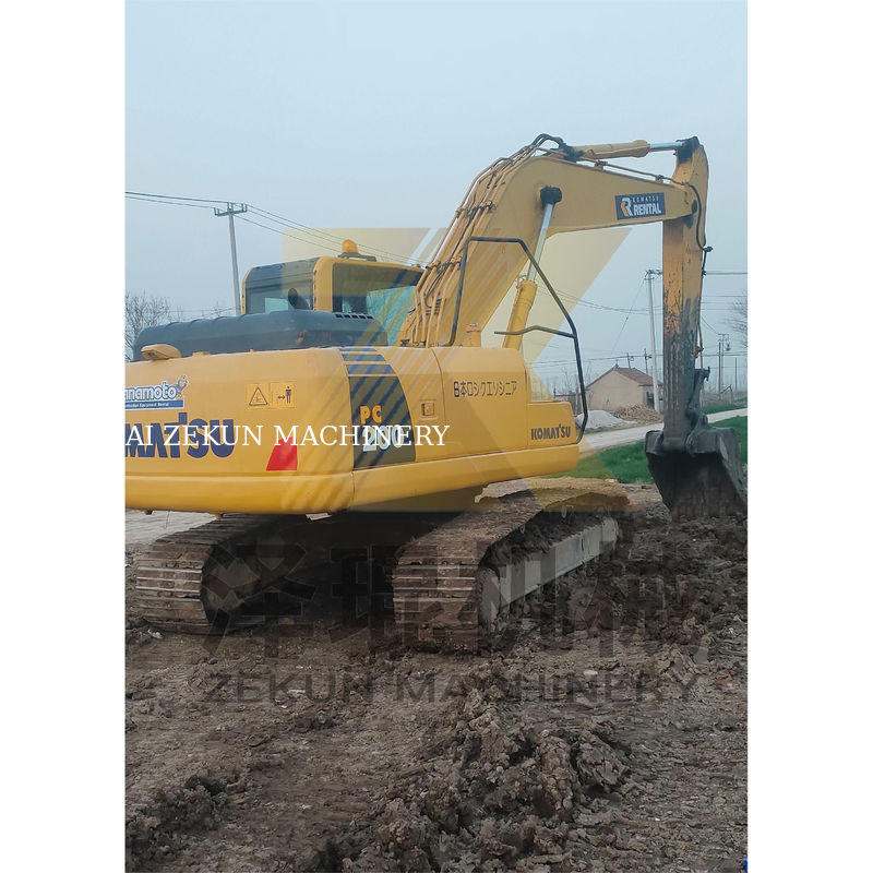 Komatsu PC200-7 PC200-8N1 Excavateur rampant avec moteur de 110 kW à Shanghai