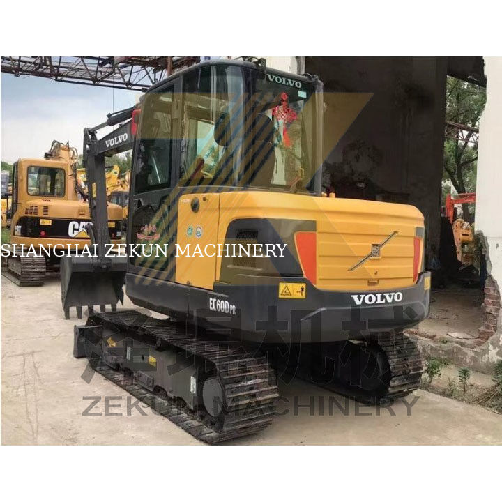 Autres mini-excavatrices à valve hydraulique utilisées Volvo EC55 EC60 avec des heures de travail réduites